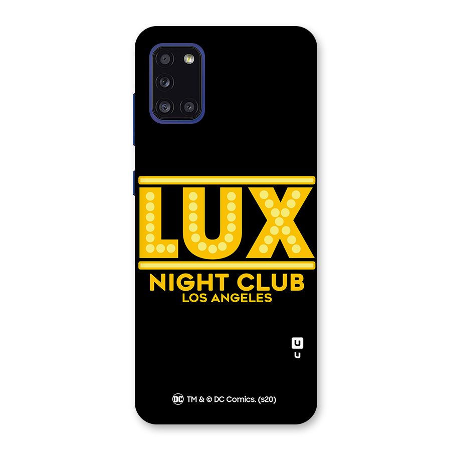Lucifer Club Los Angeles Back Case for Galaxy A31