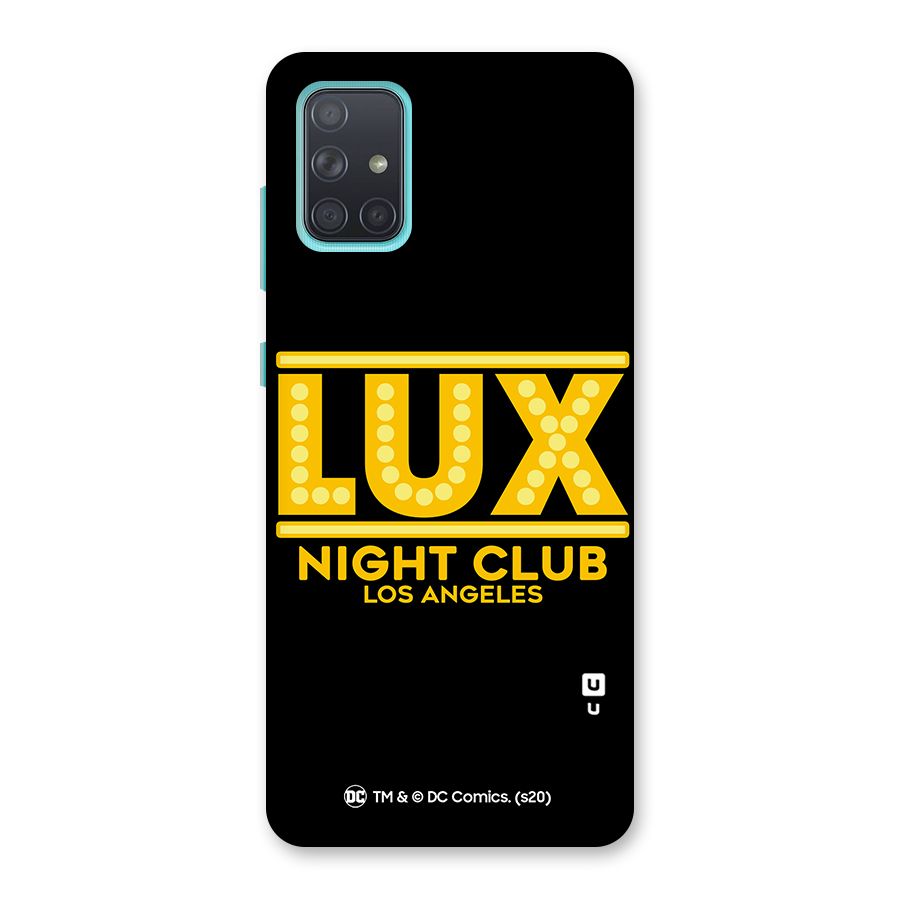 Lucifer Club Los Angeles Back Case for Galaxy A71