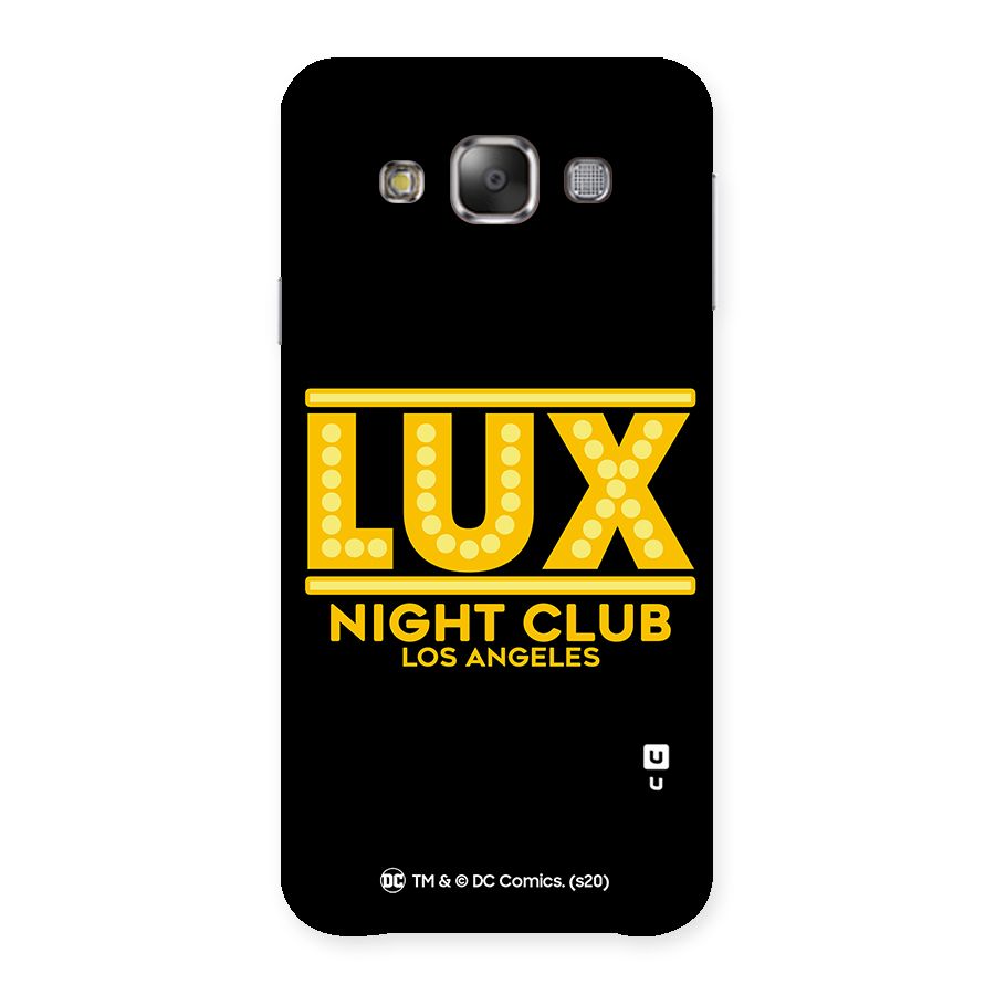 Lucifer Club Los Angeles Back Case for Galaxy E7