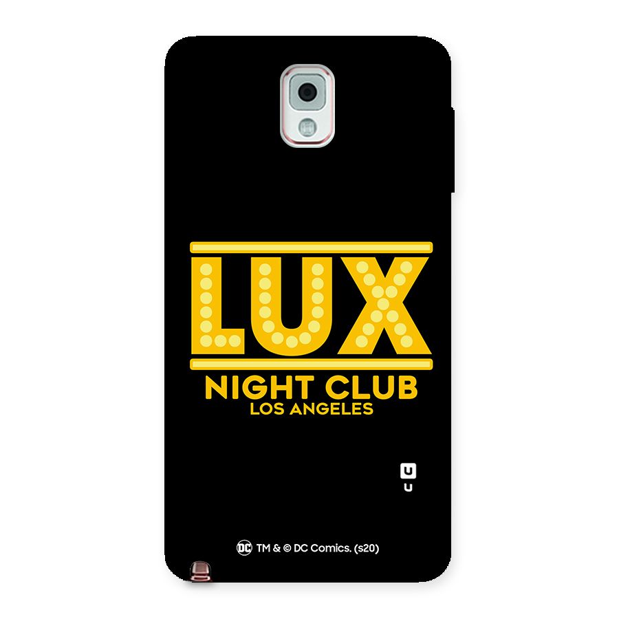 Lucifer Club Los Angeles Back Case for Galaxy Note 3