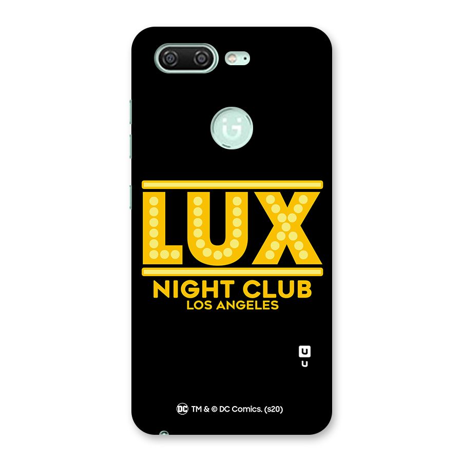 Lucifer Club Los Angeles Back Case for Gionee S10