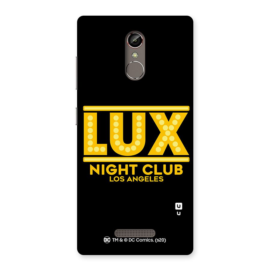 Lucifer Club Los Angeles Back Case for Gionee S6s