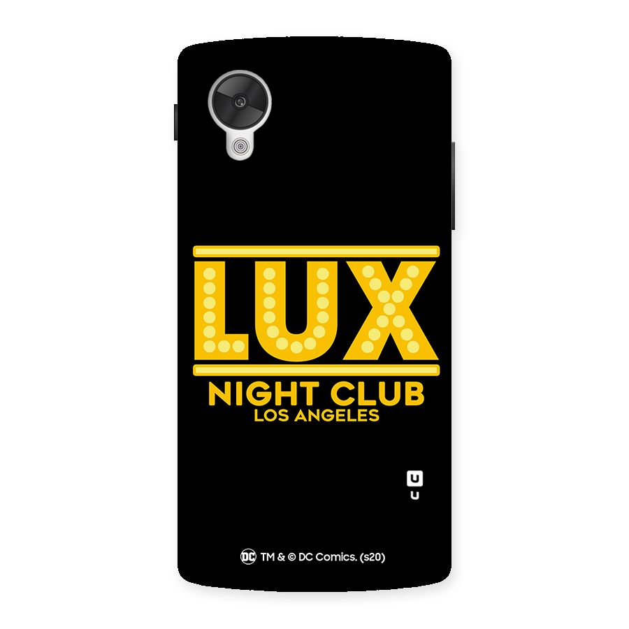 Lucifer Club Los Angeles Back Case for Google Nexsus 5