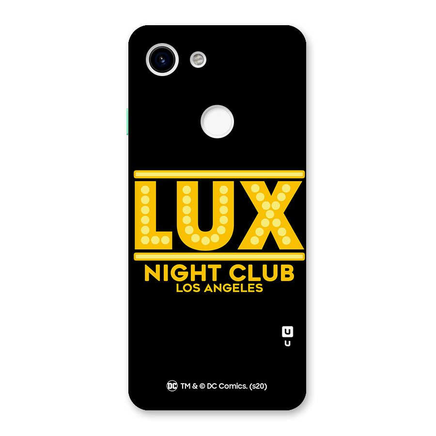 Lucifer Club Los Angeles Back Case for Google Pixel 3