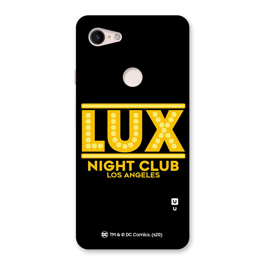 Lucifer Club Los Angeles Back Case for Google Pixel 3 XL