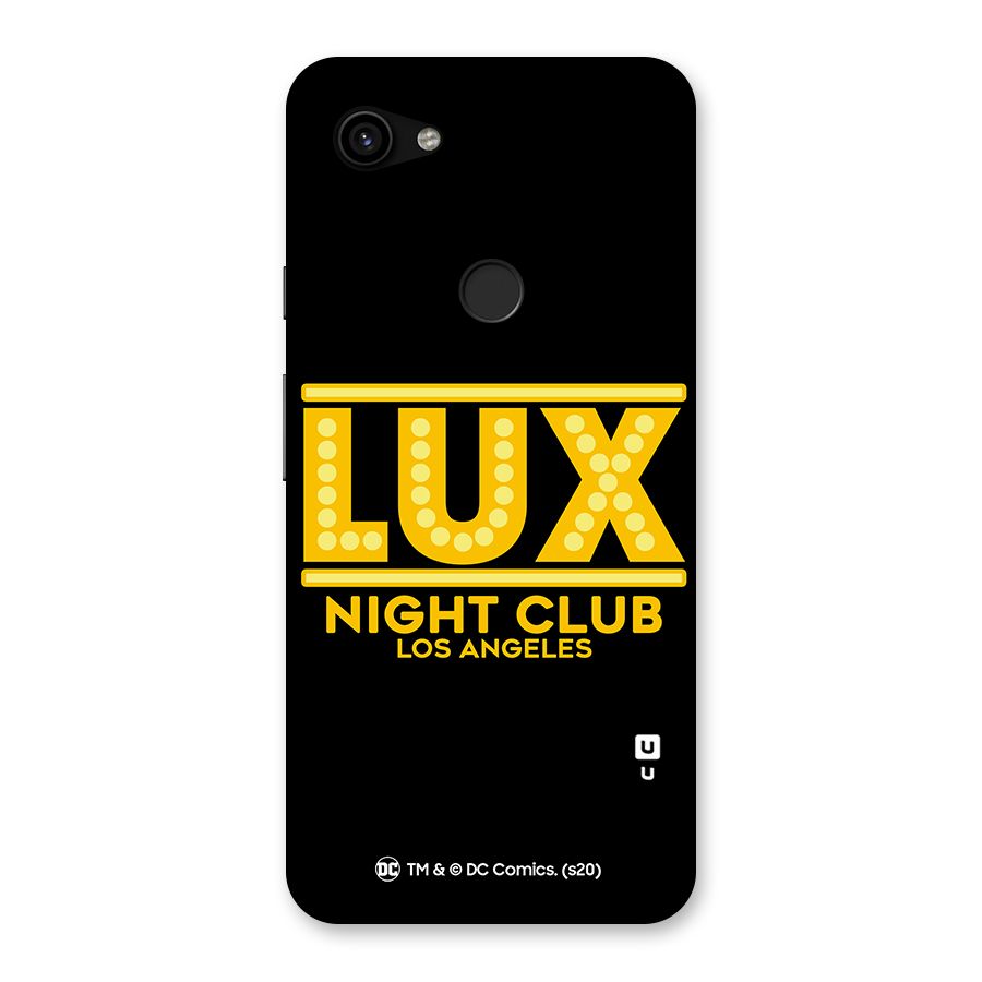 Lucifer Club Los Angeles Back Case for Google Pixel 3a XL