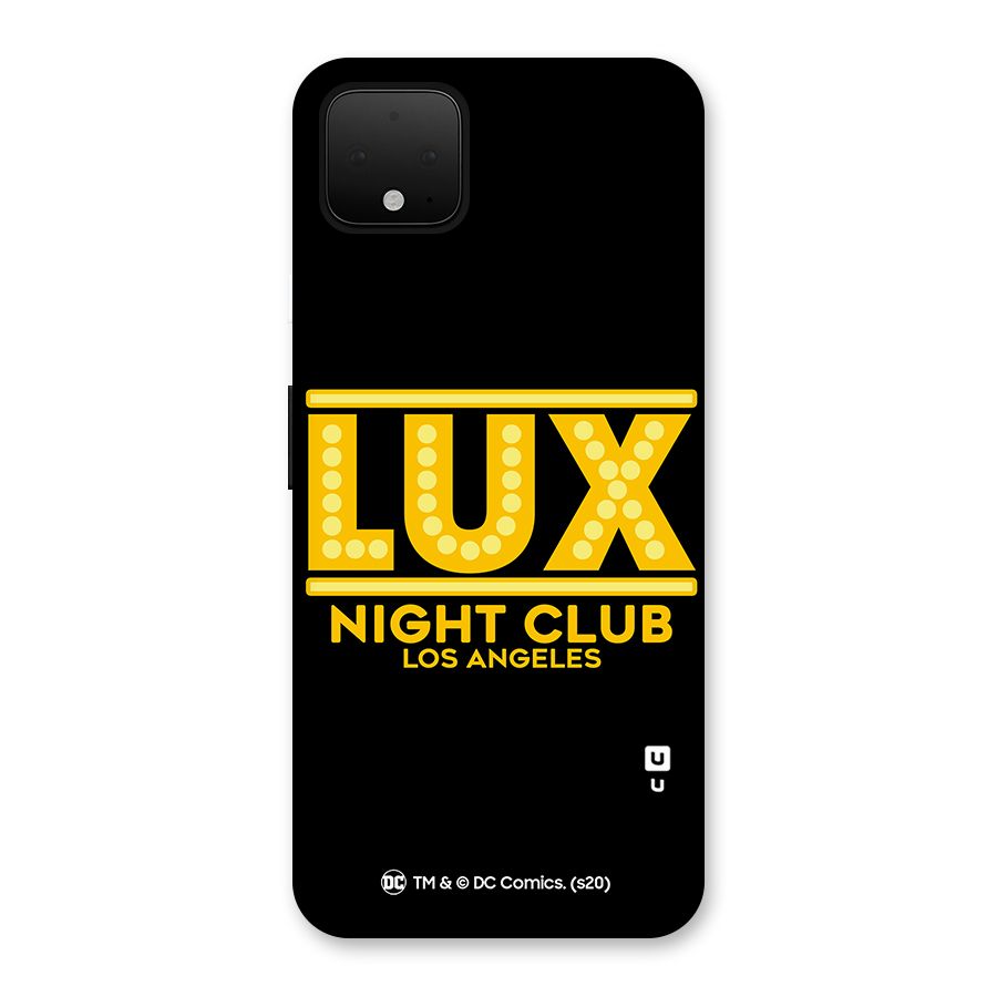 Lucifer Club Los Angeles Back Case for Google Pixel 4 XL
