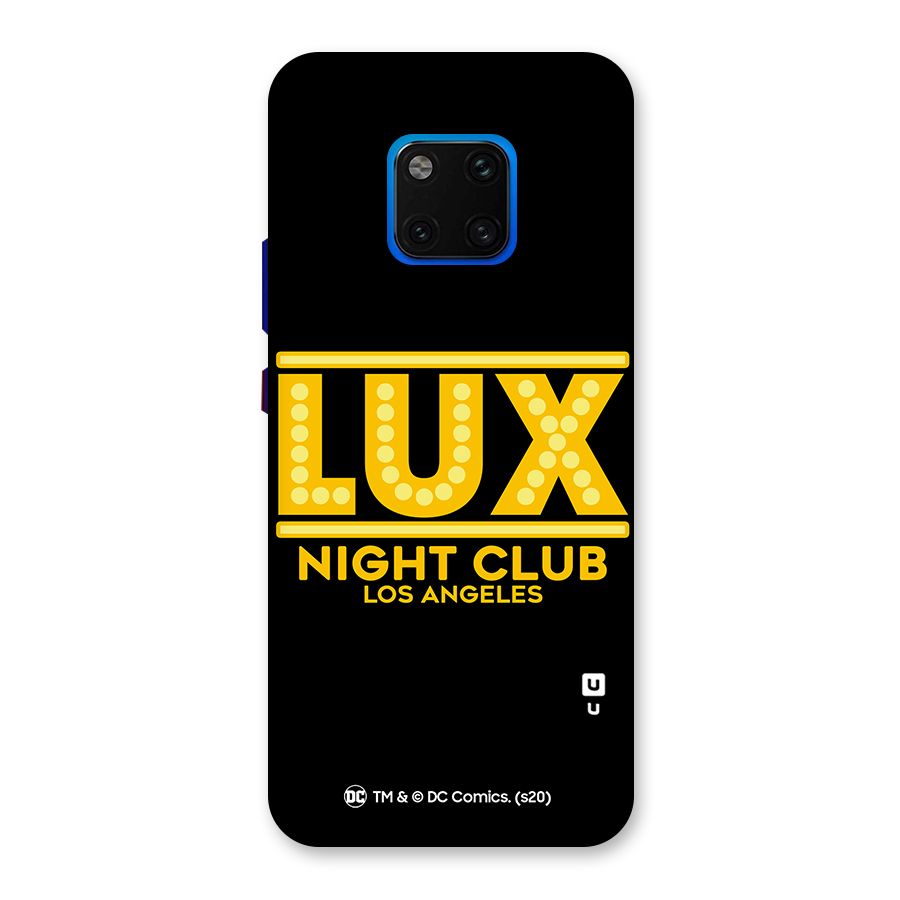Lucifer Club Los Angeles Back Case for Huawei Mate 20 Pro