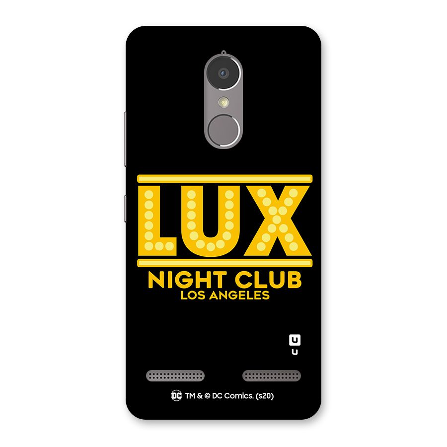 Lucifer Club Los Angeles Back Case for Lenovo K6 Power