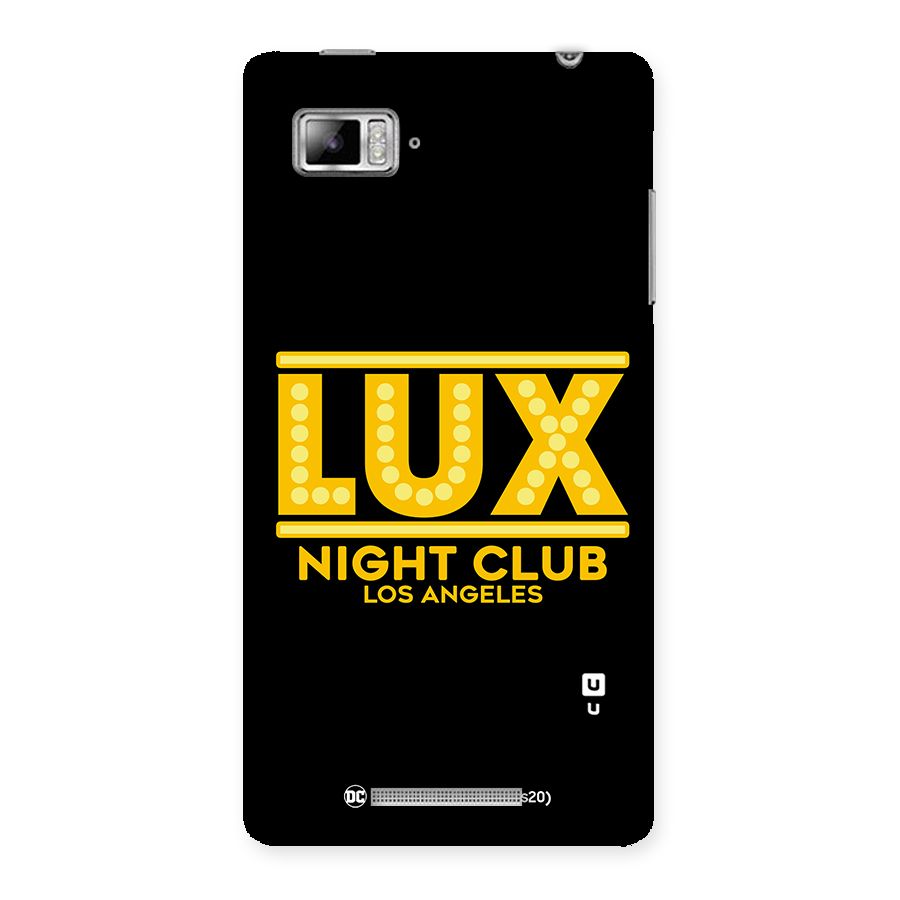Lucifer Club Los Angeles Back Case for Lenovo Vibe Z K910