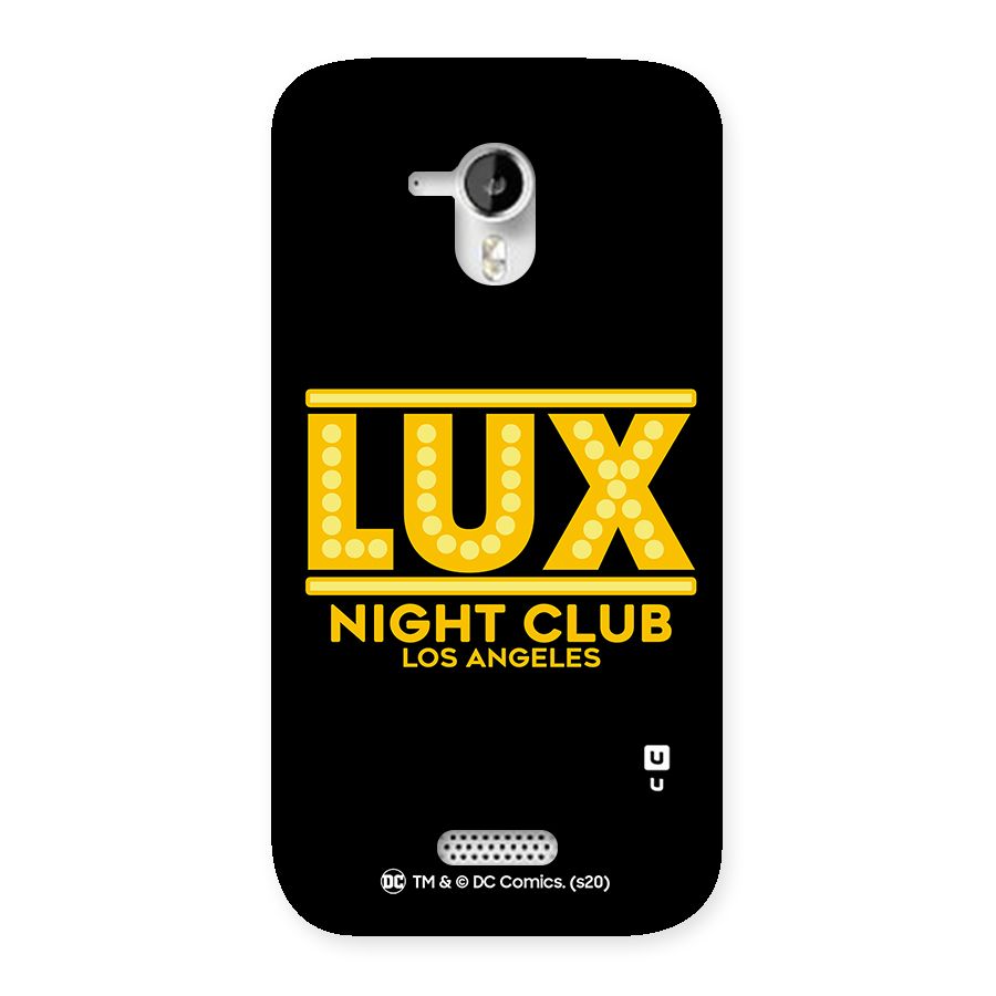 Lucifer Club Los Angeles Back Case for Micromax Canvas HD A116