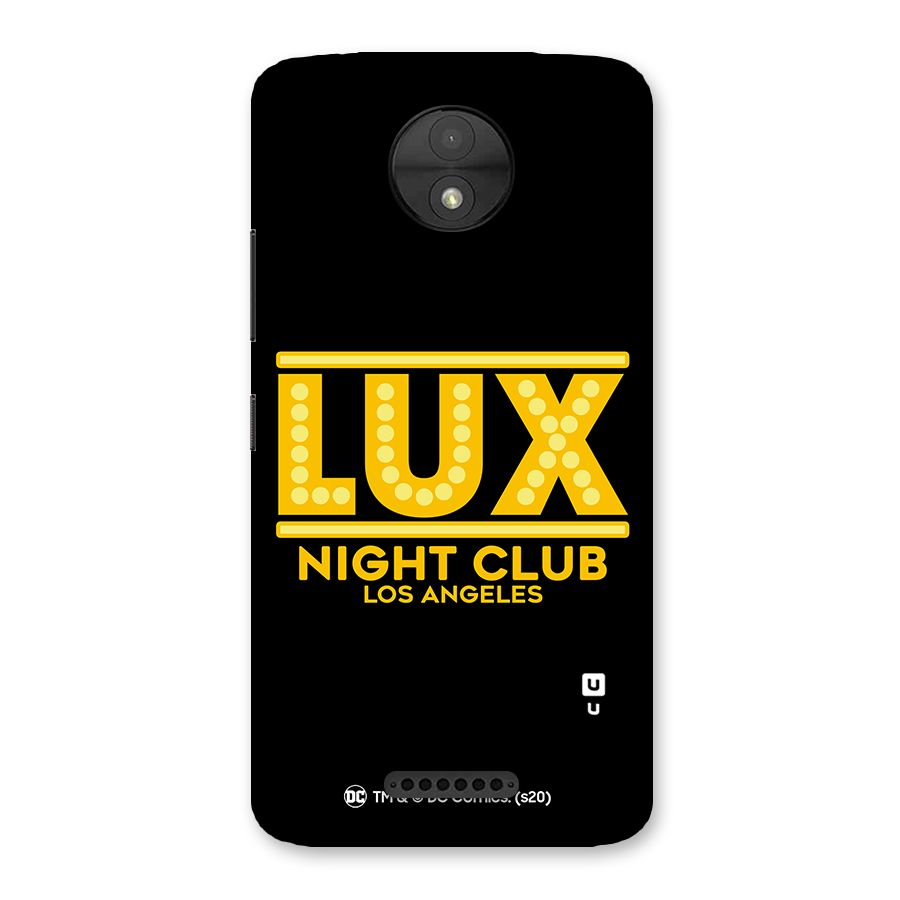 Lucifer Club Los Angeles Back Case for Moto C
