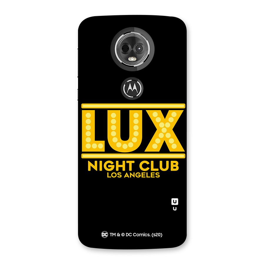 Lucifer Club Los Angeles Back Case for Moto E5 Plus