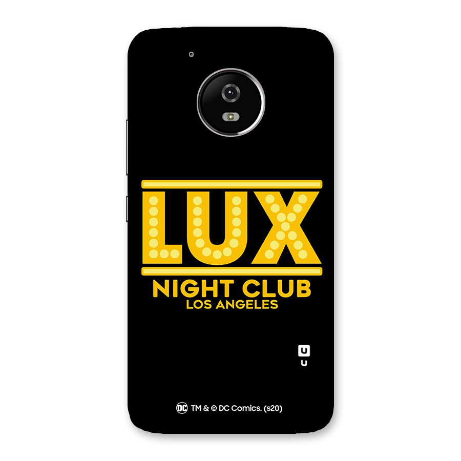 Lucifer Club Los Angeles Back Case for Moto G5
