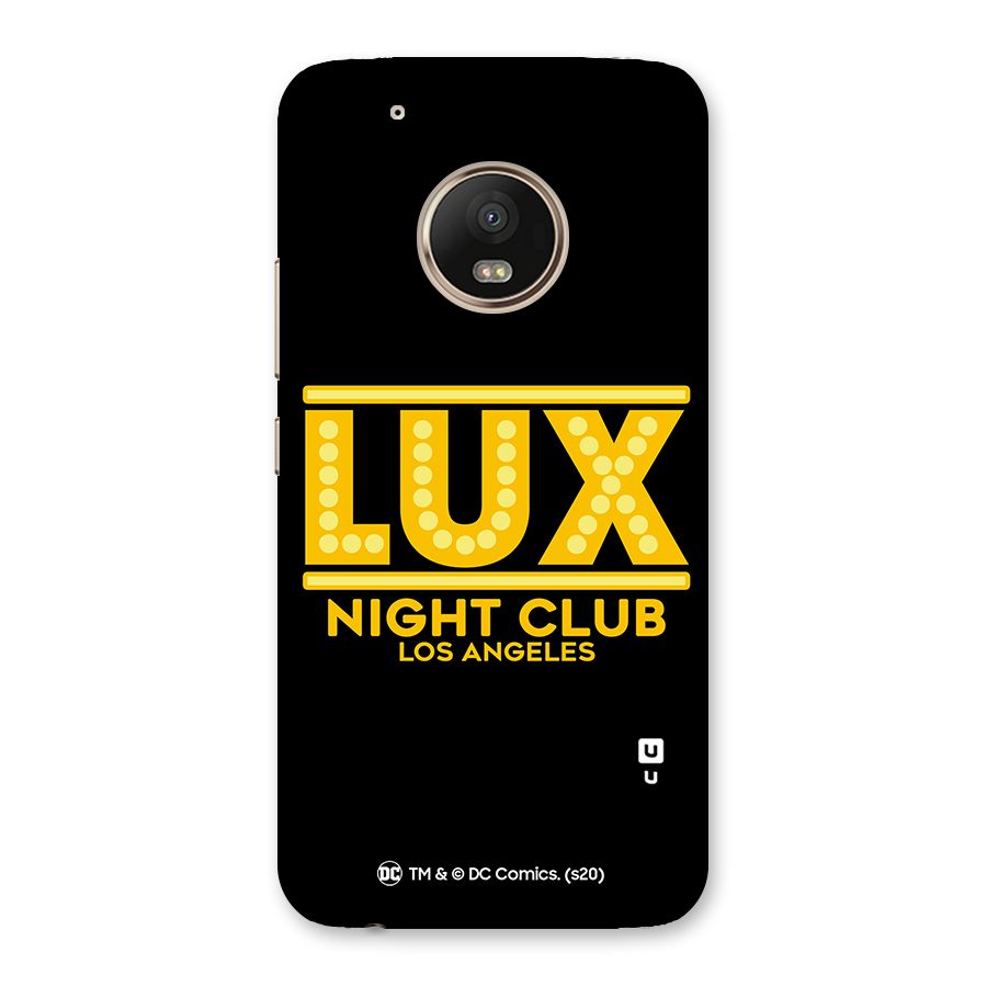 Lucifer Club Los Angeles Back Case for Moto G5 Plus