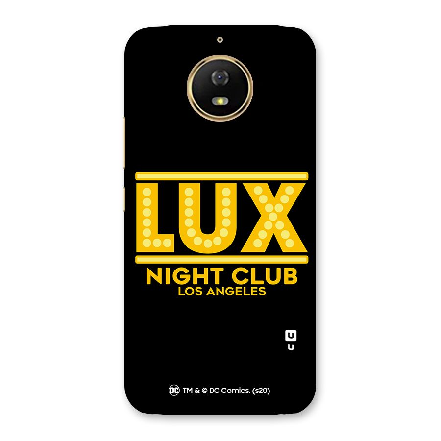 Lucifer Club Los Angeles Back Case for Moto G5s