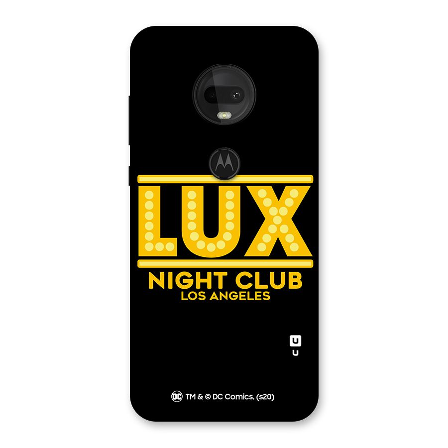 Lucifer Club Los Angeles Back Case for Moto G7