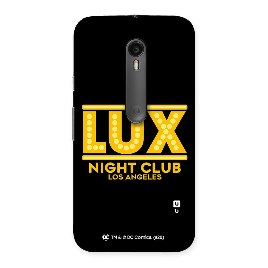 Lucifer Club Los Angeles Back Case for Moto G Turbo