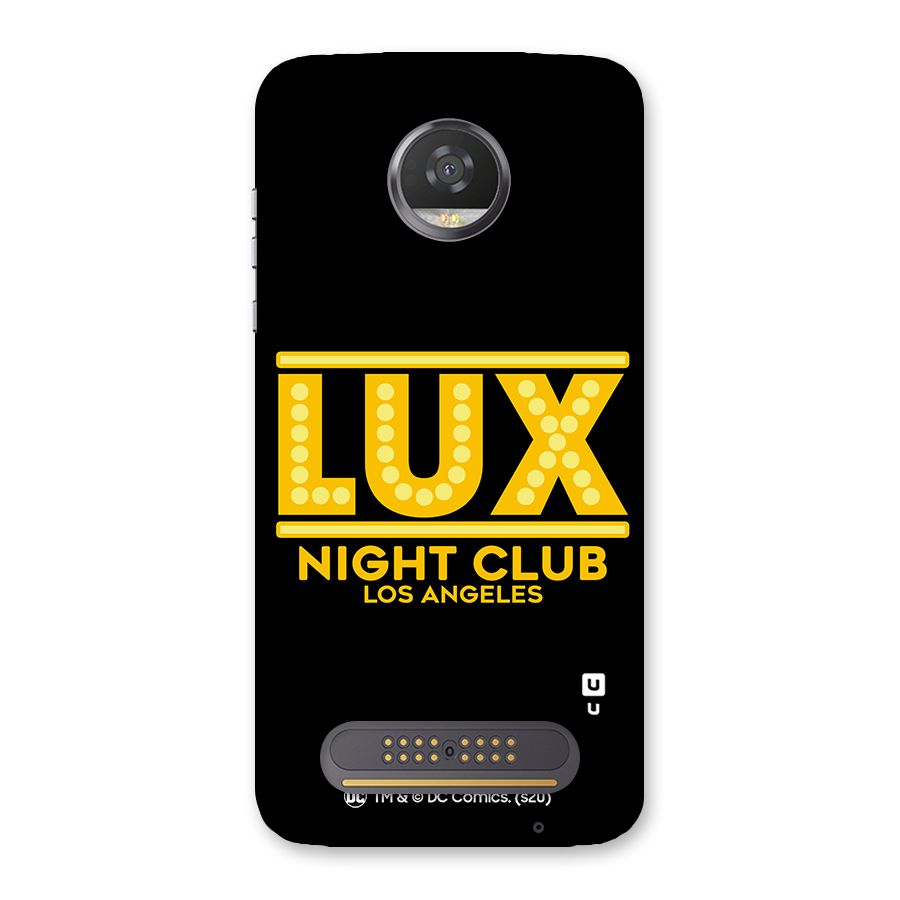 Lucifer Club Los Angeles Back Case for Moto Z2 Play