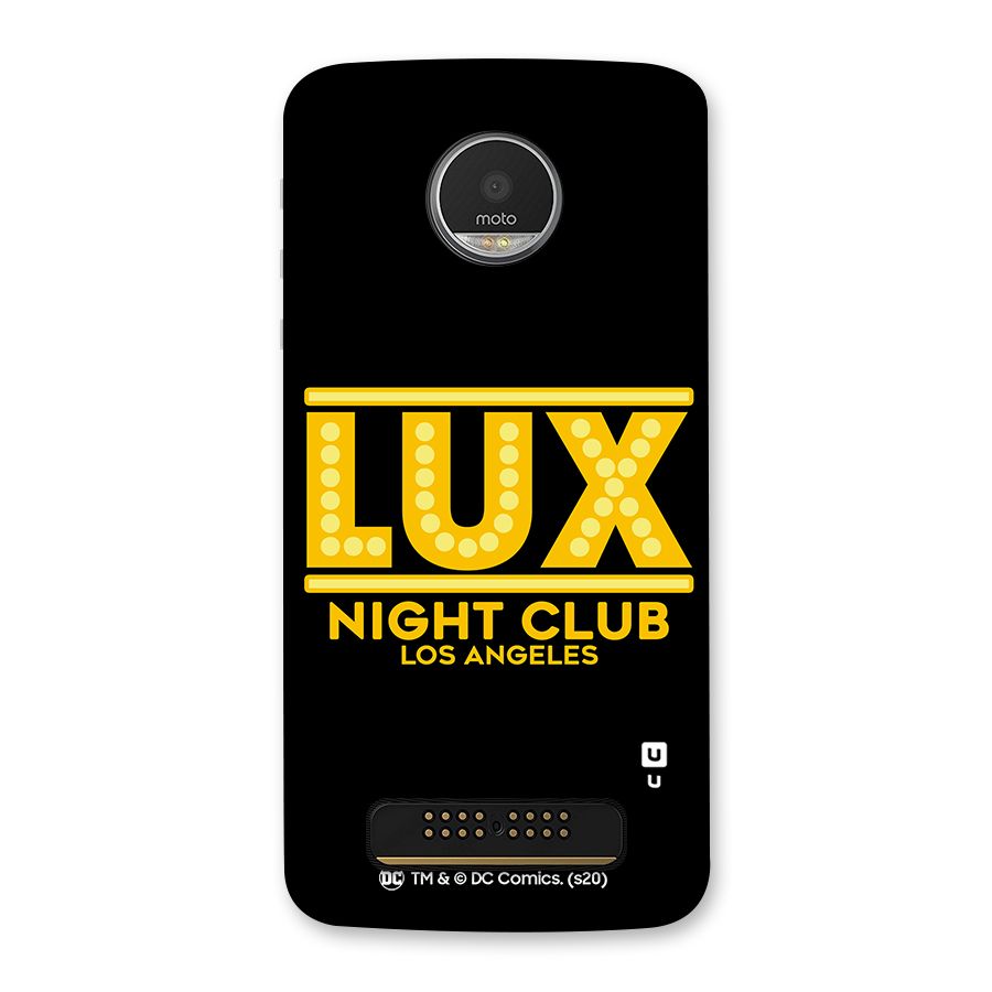 Lucifer Club Los Angeles Back Case for Moto Z Play