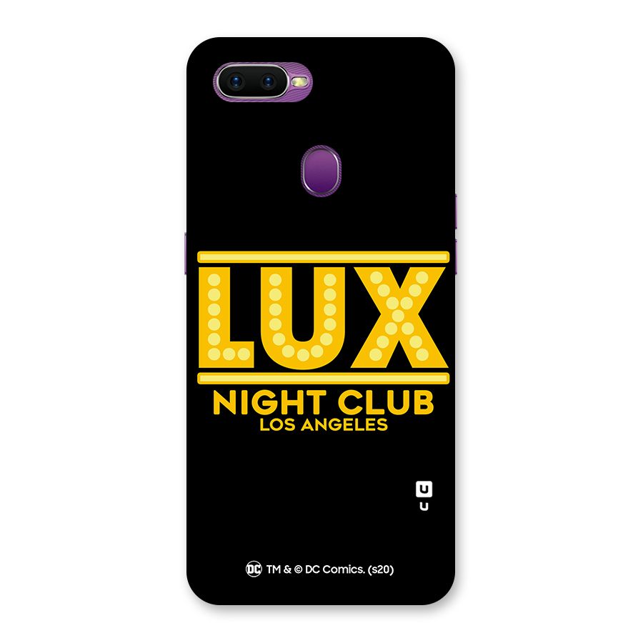 Lucifer Club Los Angeles Back Case for Oppo F9