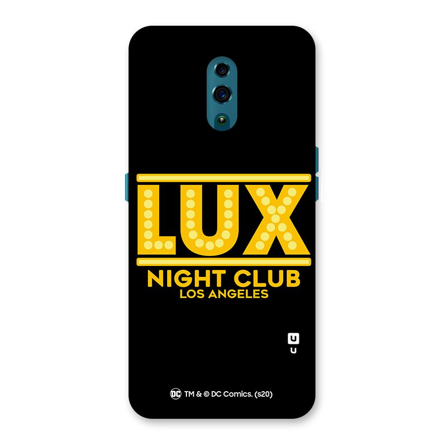 Lucifer Club Los Angeles Back Case for Oppo Reno