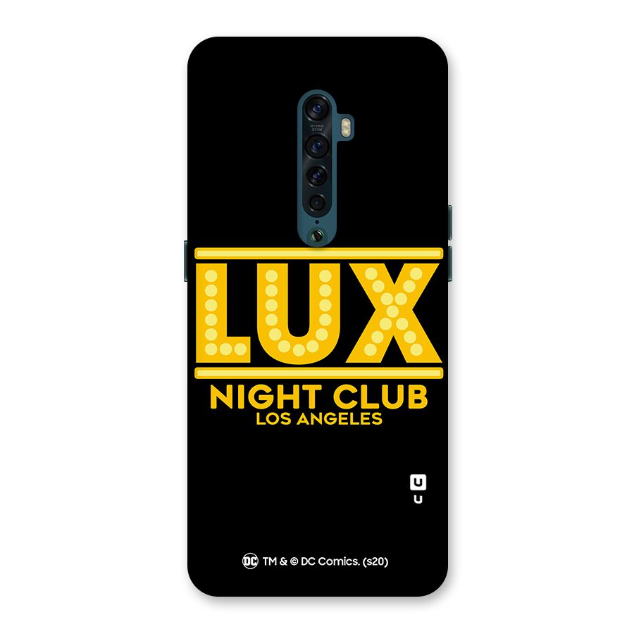Lucifer Club Los Angeles Back Case for Oppo Reno2