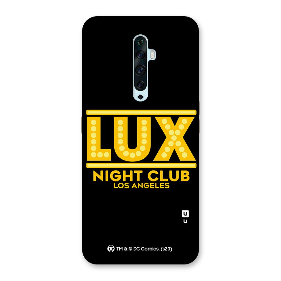 Lucifer Club Los Angeles Back Case for Oppo Reno2 F