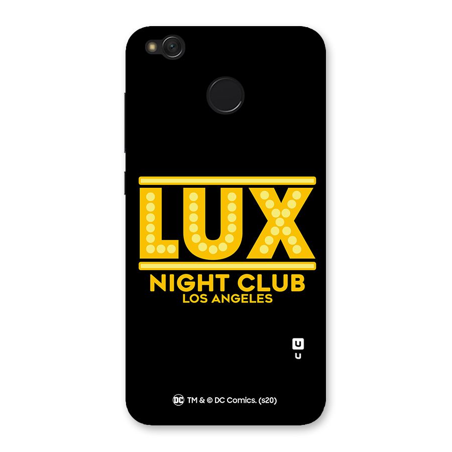 Lucifer Club Los Angeles Back Case for Redmi 4
