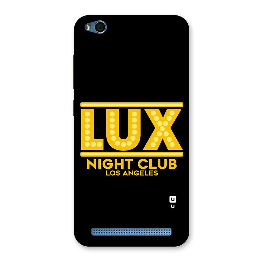 Lucifer Club Los Angeles Back Case for Redmi 5A