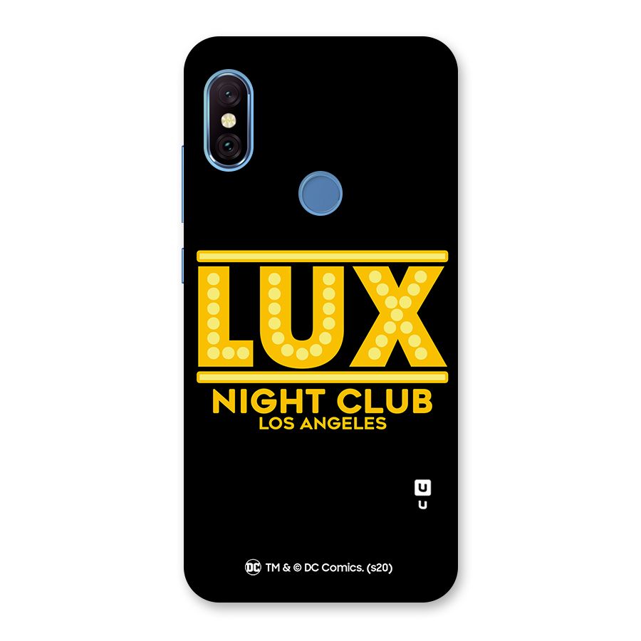 Lucifer Club Los Angeles Back Case for Redmi Note 6 Pro