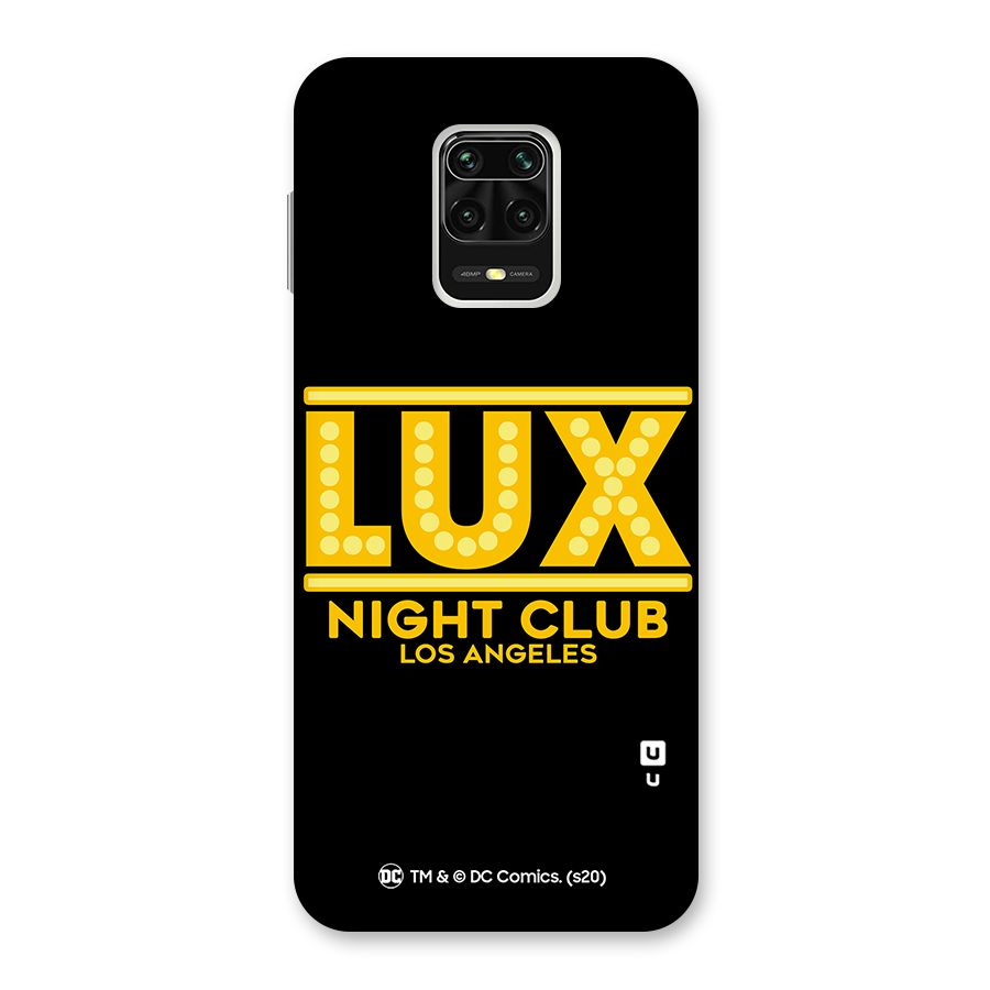 Lucifer Club Los Angeles Back Case for Redmi Note 9 Pro