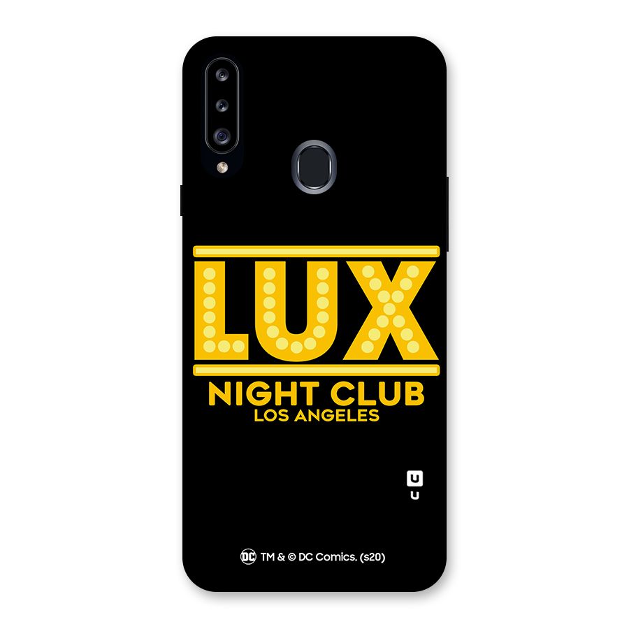 Lucifer Club Los Angeles Back Case for Samsung Galaxy A20s