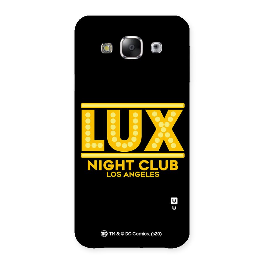 Lucifer Club Los Angeles Back Case for Samsung Galaxy E5