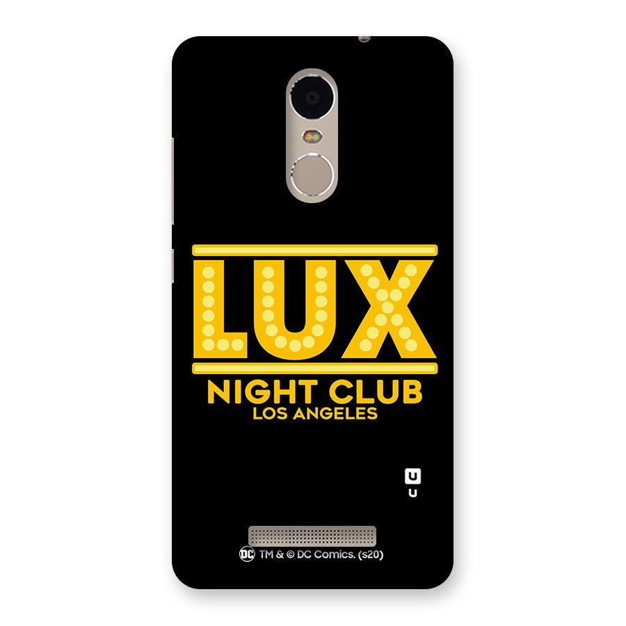 Lucifer Club Los Angeles Back Case for Xiaomi Redmi Note 3