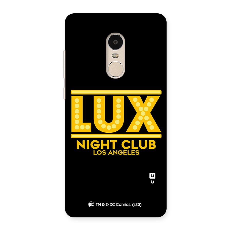 Lucifer Club Los Angeles Back Case for Xiaomi Redmi Note 4