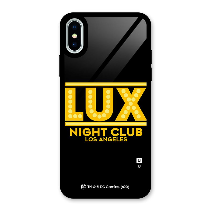 Lucifer Club Los Angeles Glass Back Case for iPhone XS