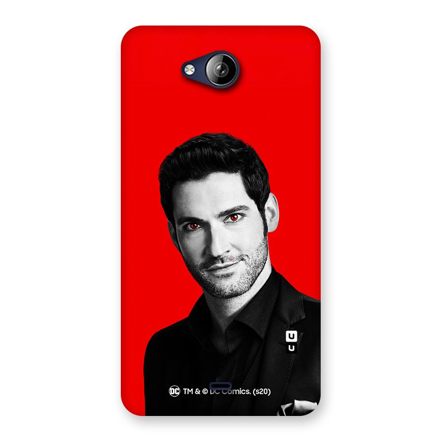 Lucifer Devil Smile Back Case for Canvas Play Q355