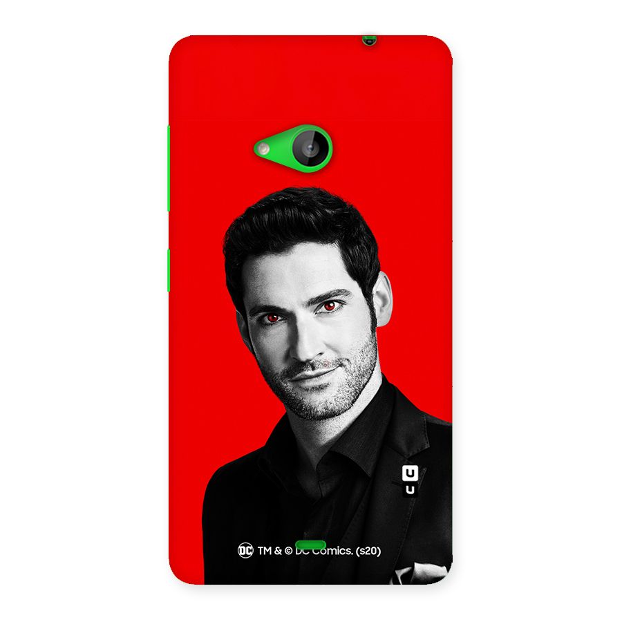 Lucifer Devil Smile Back Case for Lumia 535