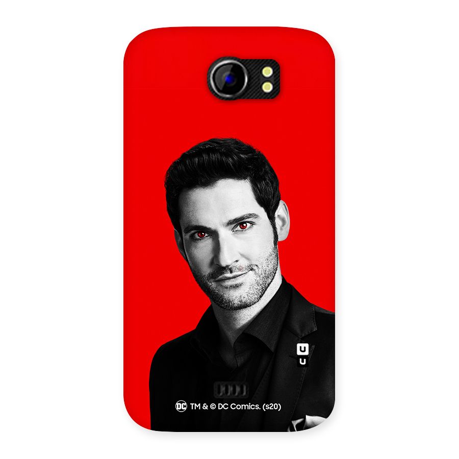 Lucifer Devil Smile Back Case for Micromax Canvas 2 A110
