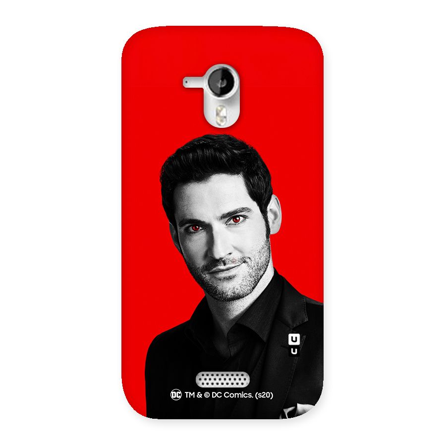 Lucifer Devil Smile Back Case for Micromax Canvas HD A116