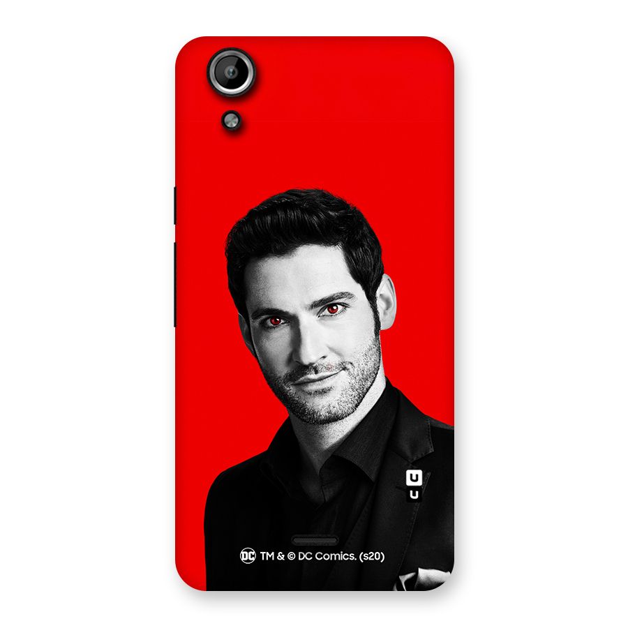 Lucifer Devil Smile Back Case for Micromax Canvas Selfie Lens Q345