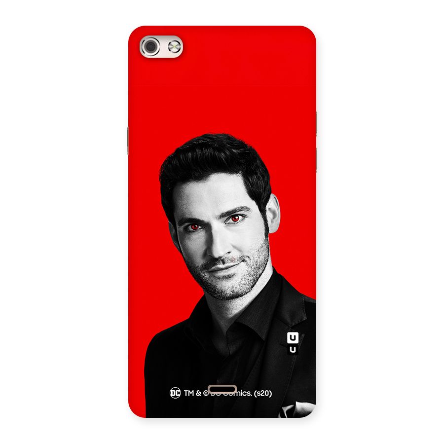Lucifer Devil Smile Back Case for Micromax Canvas Silver 5