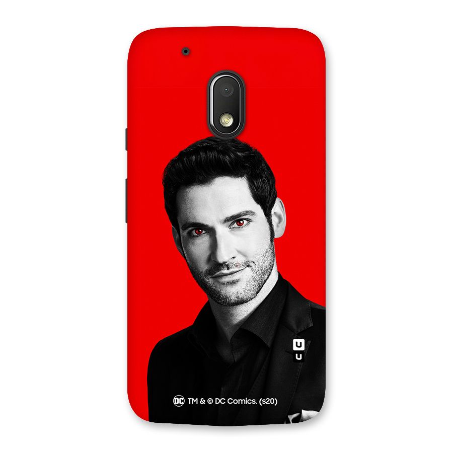 Lucifer Devil Smile Back Case for Moto G4 Play