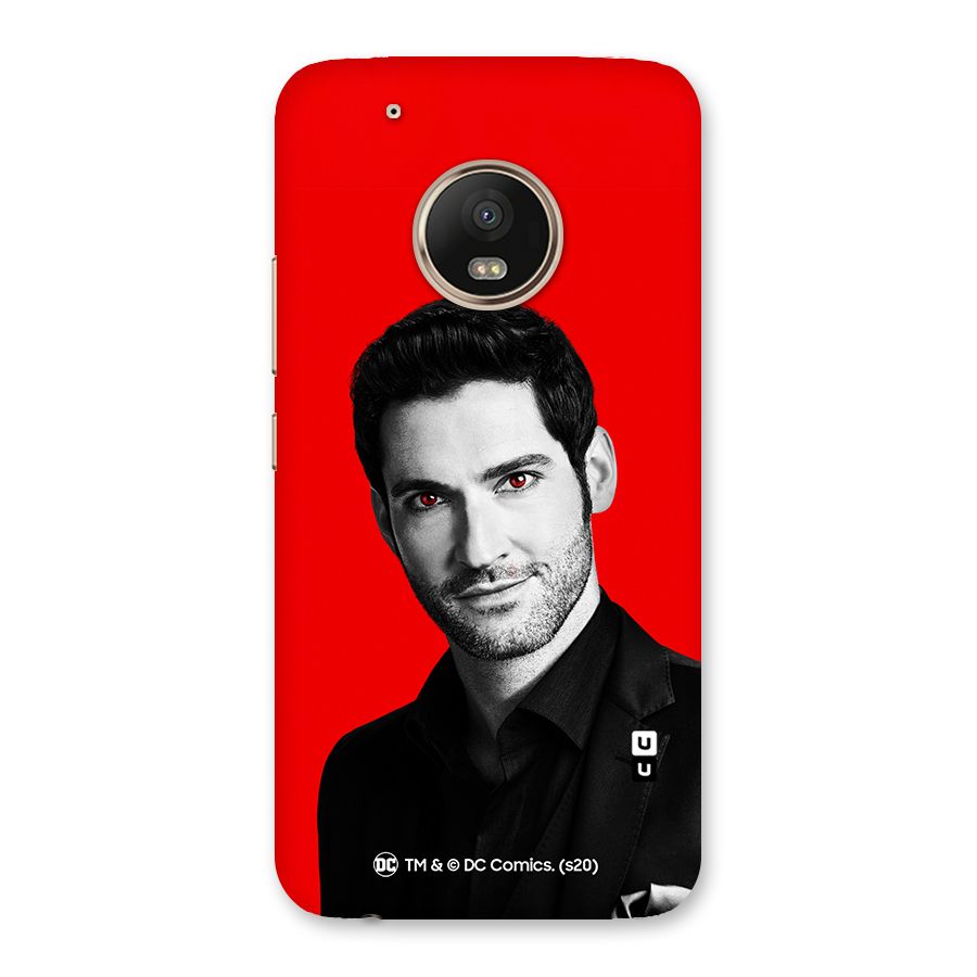 Lucifer Devil Smile Back Case for Moto G5 Plus