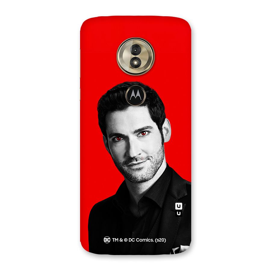 Lucifer Devil Smile Back Case for Moto G6 Play