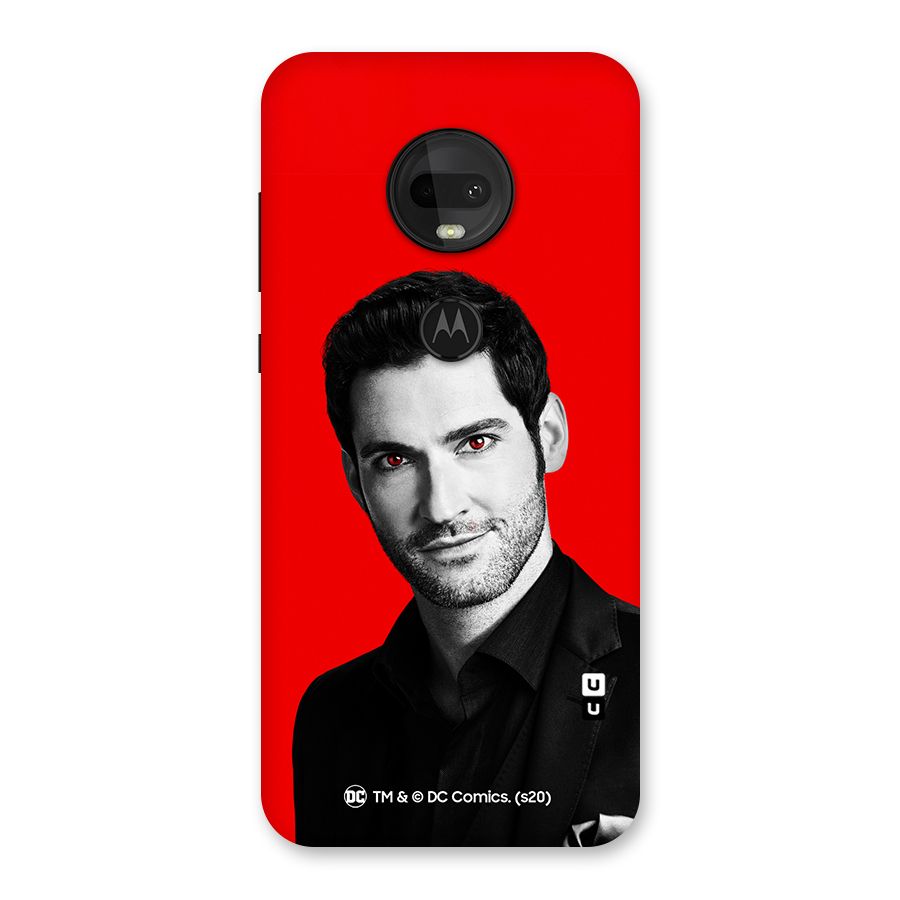 Lucifer Devil Smile Back Case for Moto G7