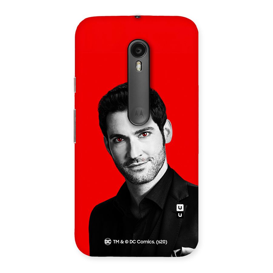 Lucifer Devil Smile Back Case for Moto G Turbo