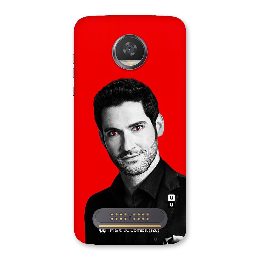 Lucifer Devil Smile Back Case for Moto Z2 Play