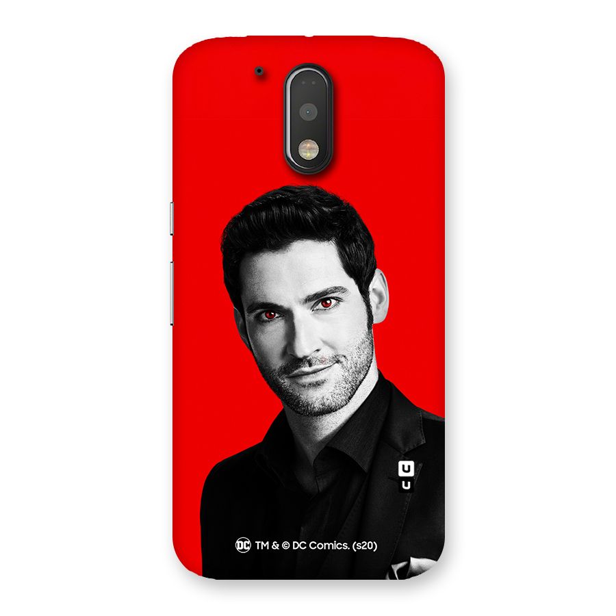 Lucifer Devil Smile Back Case for Motorola Moto G4